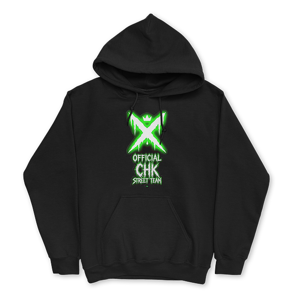 Black OFFICIAL CHK street team hoodie