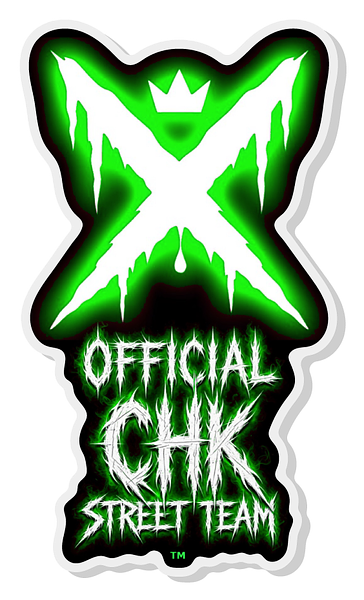 OFFICIAL CHK street team acrylic pin