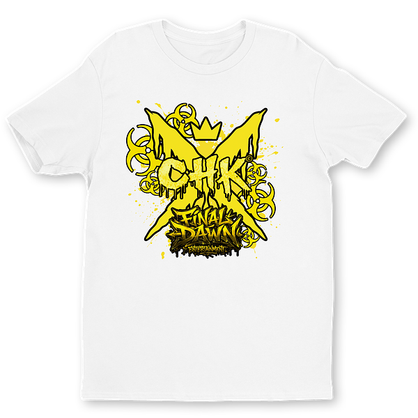 White CHK x SBD Chemical Splatter T-shirt